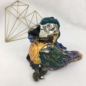 Blue Sky Clayworks Parrot Macaw Lantern Light